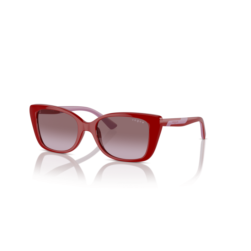 Óculos De Sol Para Crianças Vogue Eyewear Feminino 0vj2022 Full Red Violet Gradient